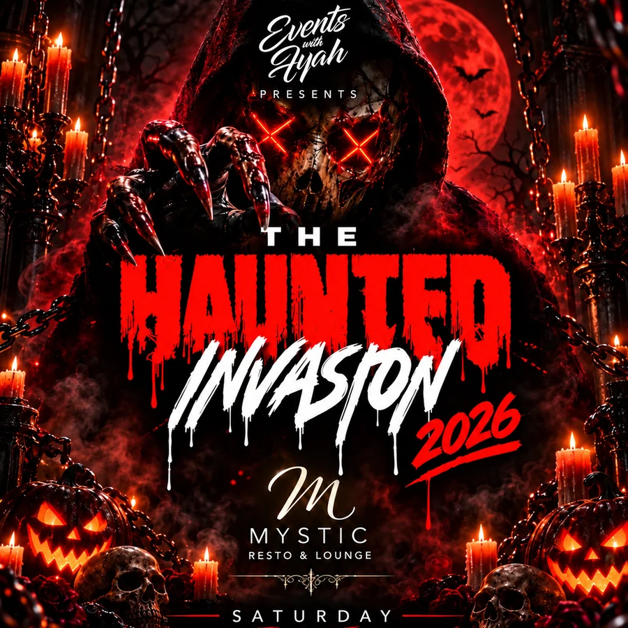 HAUNTED INVASION 2026 event flyer