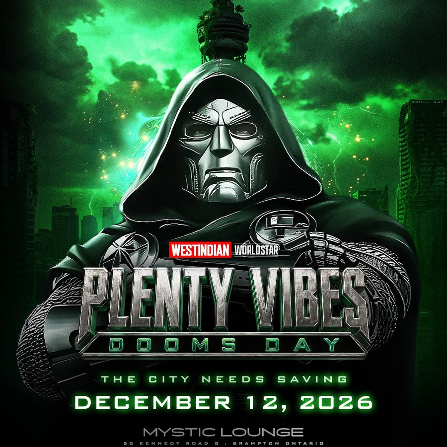 PLENTY VIBES DOOMS DAY event flyer